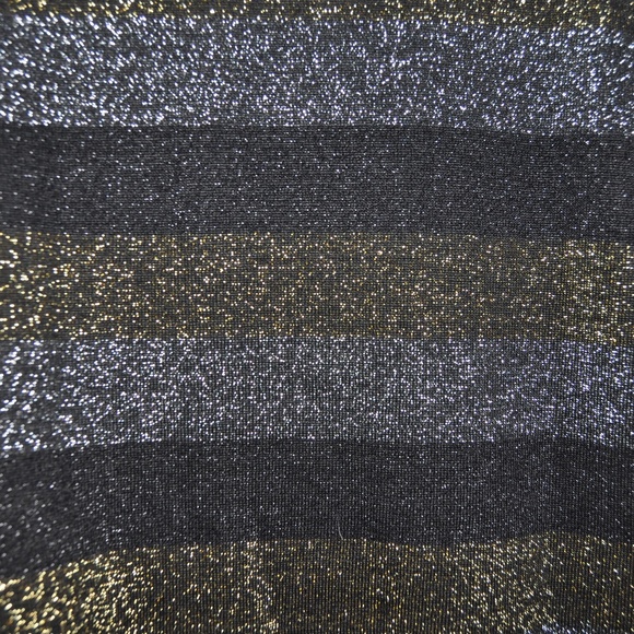 New WWW Metallic Stripe Crew Pullover Sweater [D2] - Picture 5 of 8